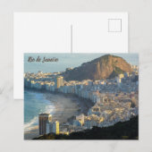 Uitzicht Copacabana, Rio de Janeiro Briefkaart (Voorkant / Achterkant)
