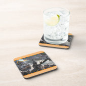 Uitzicht Dinant en de Meuse, België Bier Onderzetter (Rechterzijde)