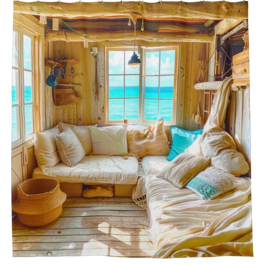 Uitzicht Douchegordijn (Voorkant)