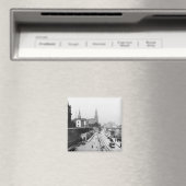 Uitzicht Dresden van de Bruehlsche Terrasse Magneet (Insitu (Vaatwasser))