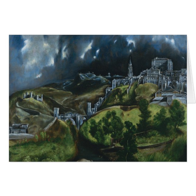 Uitzicht El Greco van Toledo (Voorkant Horizontaal)