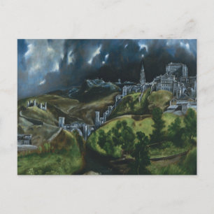 Uitzicht El Greco van Toledo Briefkaart