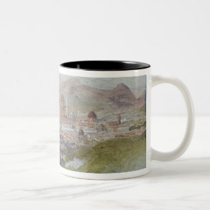 Uitzicht Florence, 1837-39 Tweekleurige Koffiemok