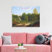 Uitzicht Fontainebleau Forest, 1829 Canvas Afdruk (Insitu (Woonkamer))