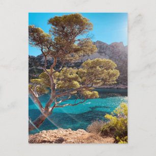 Uitzicht Frans Riviera in het Briefkaart Marseill