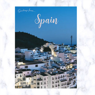 Uitzicht Frigiliana Spanje Briefkaart