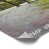 Uitzicht gasten op een rol door de motieven poster (Hoek)