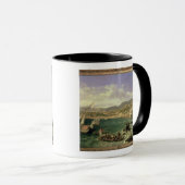 Uitzicht Genua, 1854 (olie op doek) Mok (Voorkant rechts)