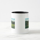 Uitzicht Golfer Over Klaar voor SwingOakland, CA Mok (Midden)