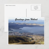 uitzicht-groeten briefkaart (Voorkant / Achterkant)