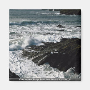 Uitzicht in de richting van pomppunt van volledig, magneet