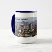 Uitzicht in het centrum van Phoenix, Arizona Mok (Voorkant links)