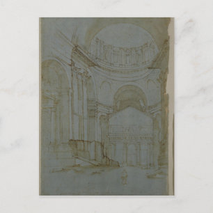 Uitzicht in New St. Peter in Rome Briefkaart