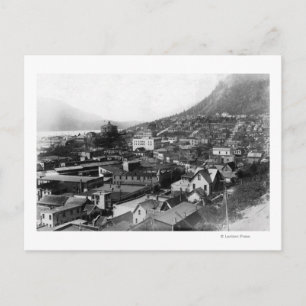 Uitzicht Juneau, foto Alaska Briefkaart