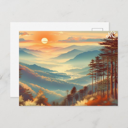 uitzicht kopen North Carolina massa mailing briefk Briefkaart (Voorkant / Achterkant)