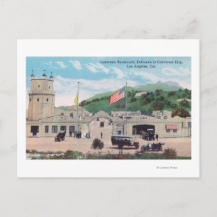 Uitzicht Laemmle Boulevard van Universal City Briefkaart