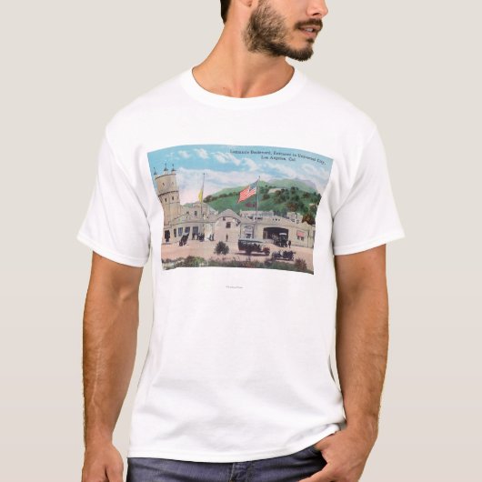 Uitzicht Laemmle Boulevard van Universal City T-shirt (Voorkant)