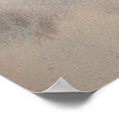  uitzicht landschap wolken sneeuw uniek poster (Hoek)