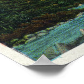 Uitzicht langs de koude rivier de Oostzee van Poster (Hoek)