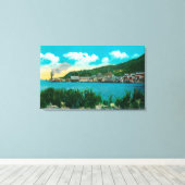 Uitzicht Latouche, Alaska Latouche, AK Canvas Afdruk (Insitu (Houten vloer))