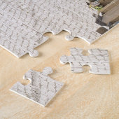 Uitzicht Lissabon-straat met trampuin Legpuzzel (Zijkant)