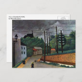 Uitzicht Malakoff van Henri Rousseau, kunst Briefkaart (Voorkant / Achterkant)