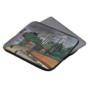 Uitzicht Malakoff van Henri Rousseau,  kunst Laptop Sleeve