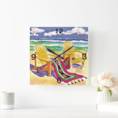 Uitzicht Master Wall Clock Vierkante Klok (Huis)