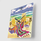 Uitzicht Master Wall Clock Vierkante Klok (Hoek)