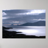 uitzicht met skellig gesteente poster (Voorkant)