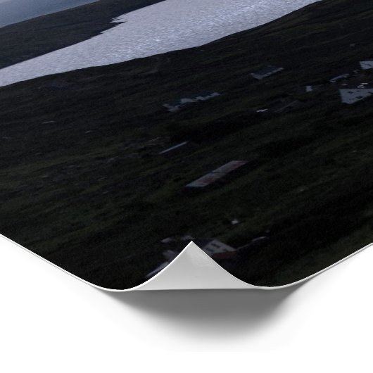 uitzicht met skellig gesteente poster (Hoek)