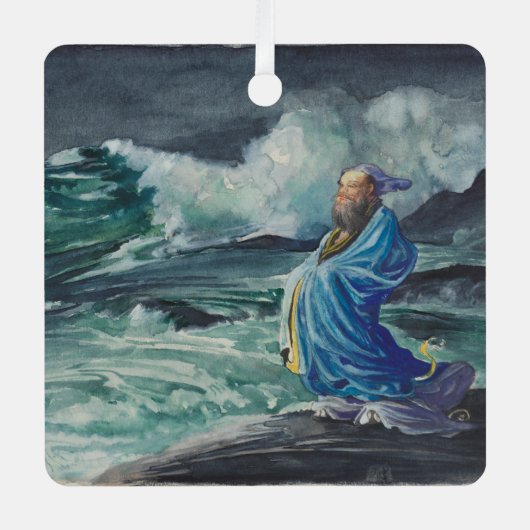 Uitzicht Metalen Ornament (Voorkant)