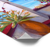 Uitzicht Middellandse Zee Poster (Hoek)