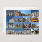 Uitzicht Milaan Milano in Italië Briefkaart (Voorkant / Achterkant)