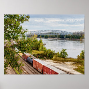Uitzicht Missouri Capitol nieuw Poster