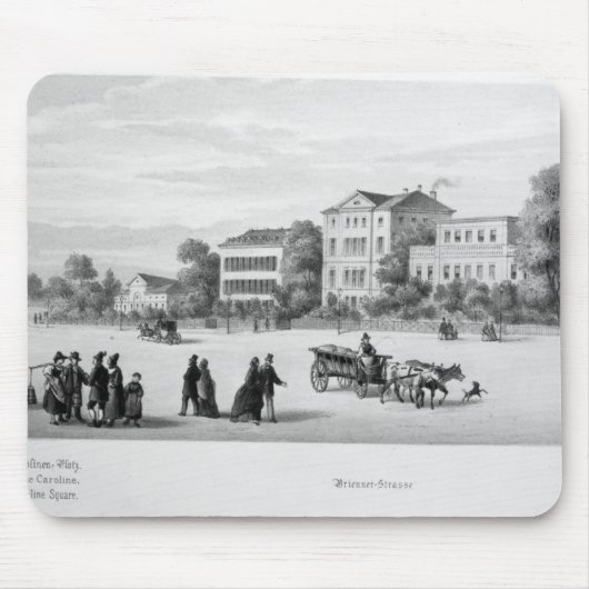 Uitzicht München, 1869 Muismat (Voorkant)