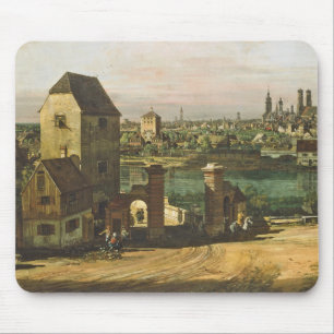 Uitzicht München, c. 1761 (olie op doek) Muismat