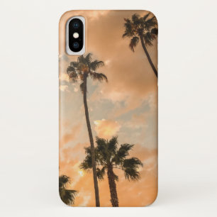 Uitzicht naar boven van Palms iPhone X Hoesje