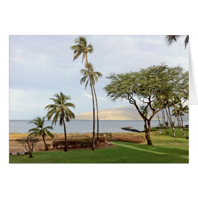 Uitzicht naar de Maalaea-baai van Kihei, Maui (Voorkant Horizontaal)