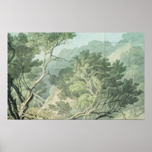 Uitzicht nabij Fordlands, Exeter Poster