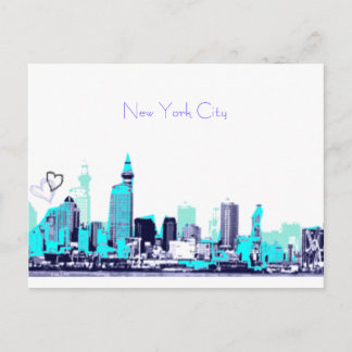 uitzicht, New York City Briefkaart