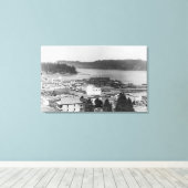 Uitzicht Noordbocht, oregon foto Canvas Afdruk (Insitu (Houten vloer))