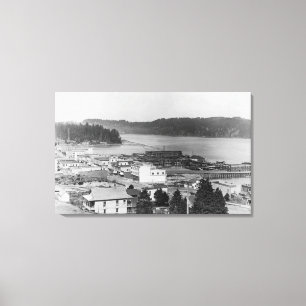 Uitzicht Noordbocht, oregon foto Canvas Afdruk