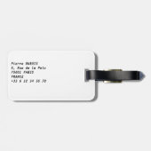 Uitzicht Notre Dame de Paris van Pont d'Austerlitz Bagagelabel (Achterkant horizontaal)