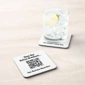 Uitzicht online brochure via QR-code Bier Onderzetter (Rechterzijde)