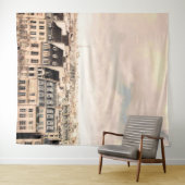 Uitzicht op daken van Parijs | Fotobehang achterwa Wandkleed (In Situ (horizontaal))