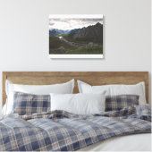 Uitzicht op de Brooks Range: Canvas Uncropped Afdruk (Insitu (Slaapkamer))