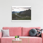 Uitzicht op de Brooks Range: Canvas Uncropped Afdruk (Insitu (Woonkamer))