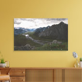 Uitzicht op de Brooks Range: Canvas Uncropped Afdruk (Insitu (Woonkamer))