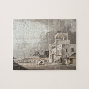 Uitzicht op de Chitpore Road, Calcutta, bord II va Legpuzzel